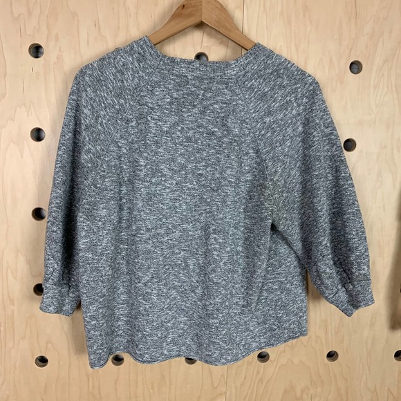Madewell Women’s Telluride Pullover Gray Sweater Size Small - Picture 5 of 7